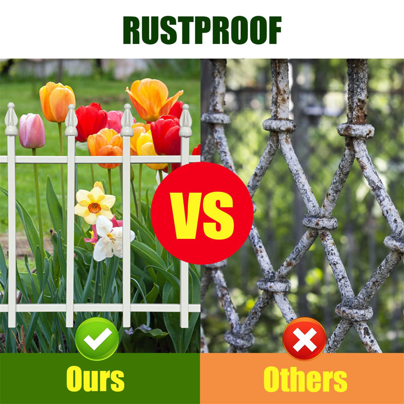 45cm H x 57cm W Metal Fence Panels