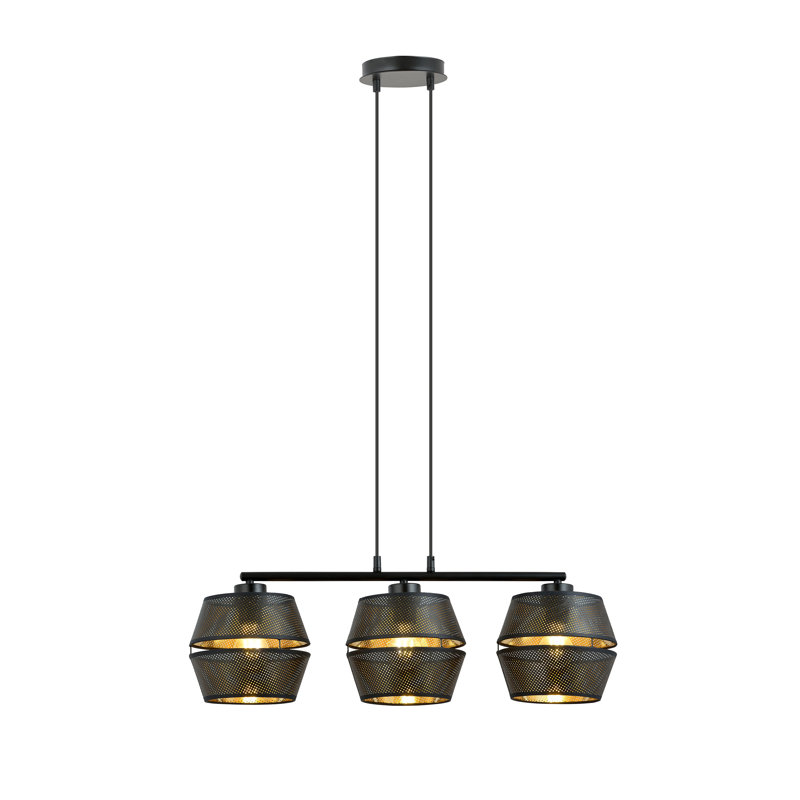 Igasho 3 - Light Pendant, Black/Gold