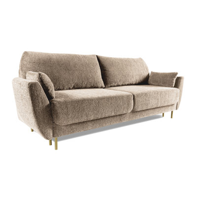3 Seater Chenille Sofa Bed