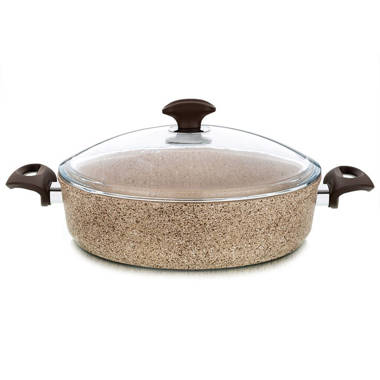 Ozeri Stone Earth All-in-One Sauce Pan, 5L (5.3 qt), [COLORS