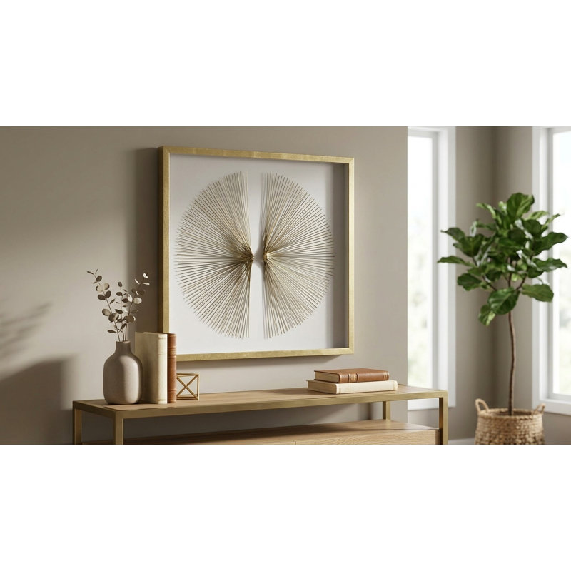 Handmade Abstract Wall Decor on Metal