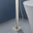 Topcraft Single Handle Floor Mounted Freestanding Tub Faucet with Handheld Shower, Brushed Nickel-115950682