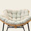 Chaise berçante en rotin pour l'extérieur-388992738