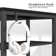 Myra 47" W Home Office Computer Writing Study Desk with Storage Shelves