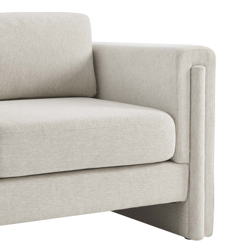 Modway Visible Armchair, Ivory Polyester Blend