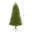 Arbre de Noël artificiel épinette vert avec lumières claires/blanches-1589058326