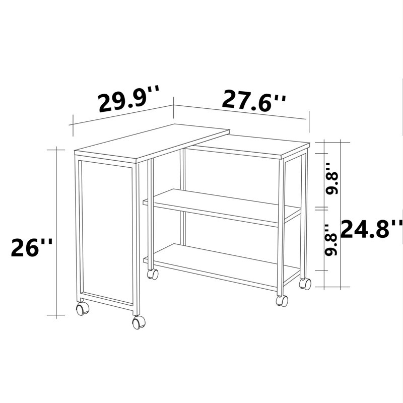 Wan End Table with Storage