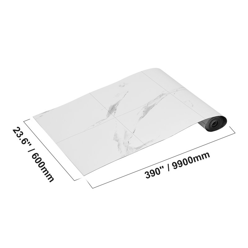 1.2mm Thick 990.6cm W x 58.4cm L Vinyl