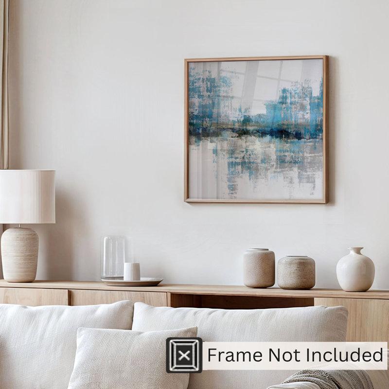 Abstract Abstract Symphony I Transitional Unframed Art Print, 20" H x 20" W