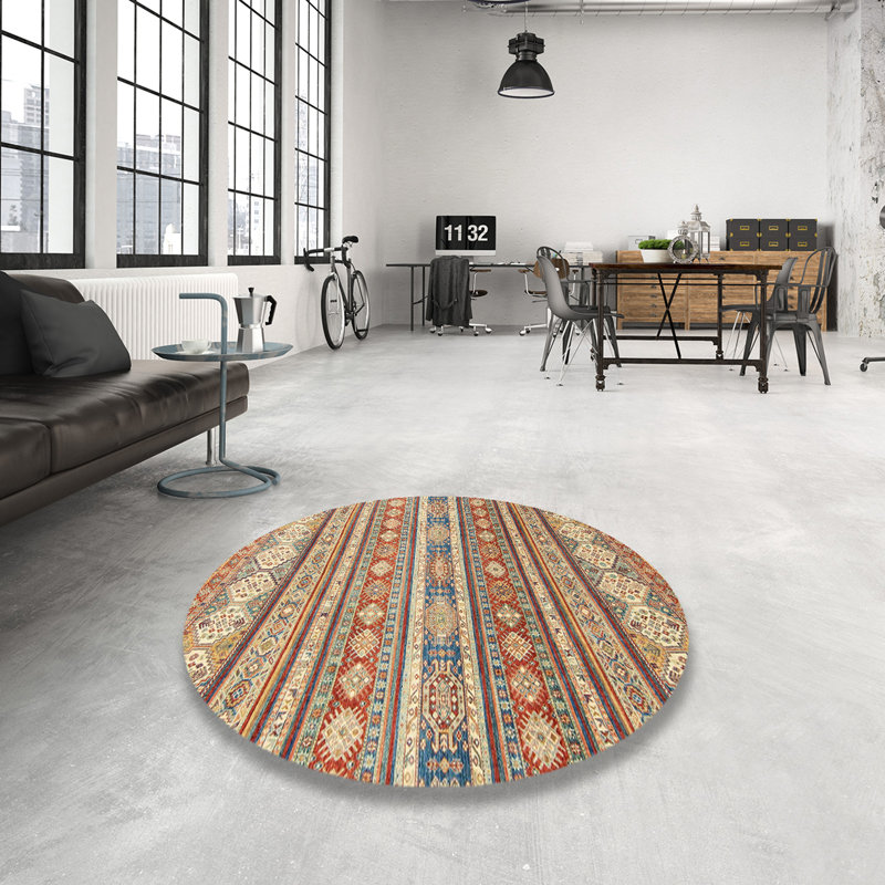 Abstract Indoor Rug, Round 3'