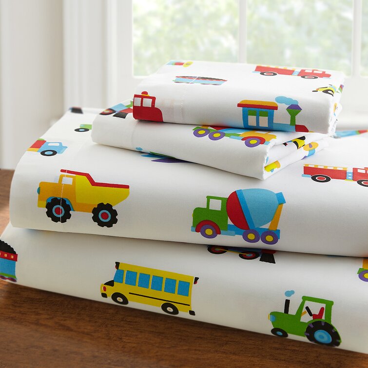 Olive Kids Transportation Cotton Toddler Sheet Set