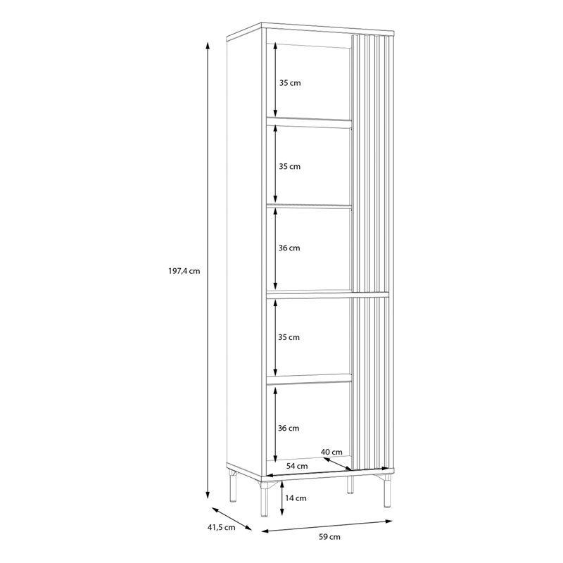 Shamauria Display Cabinet