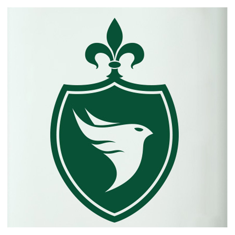 Animals Wall Decal, Dark Green
