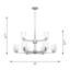 Fullton 9 Light Dining Room Chandelier With Clear Shade-1544746135