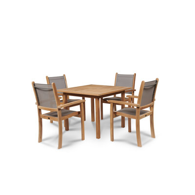Pearl 5 Piece Sunbrella Dining Set
