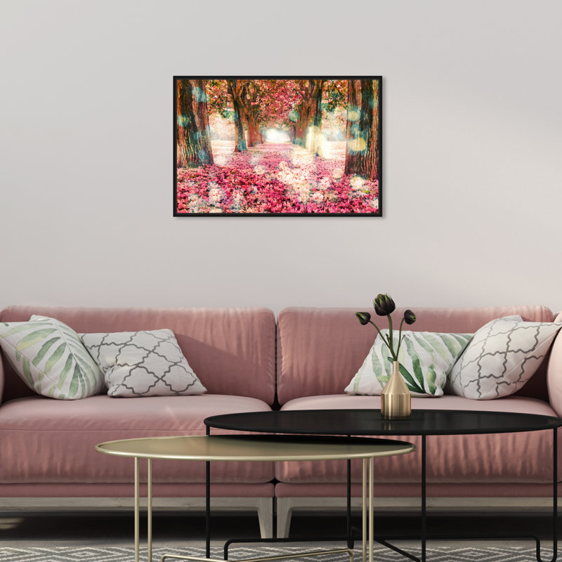 " Beautiful Day ", Black Framed, 21" H x 31" W