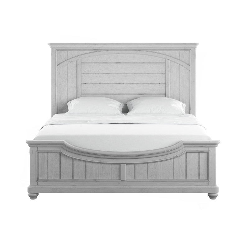 Statement Piece Gray Panel Bed