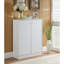 Armoire à chaussures / rangement avec deux portes et cinq tablettes-1650486830