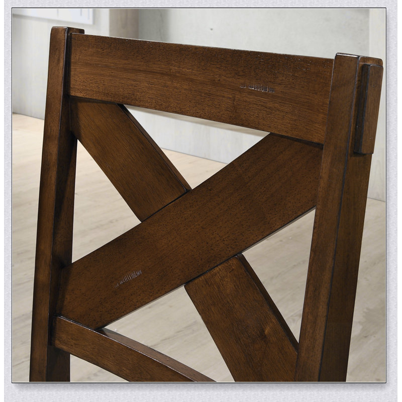 Ensemble de chaises rembourrées Raven, Marron foncé