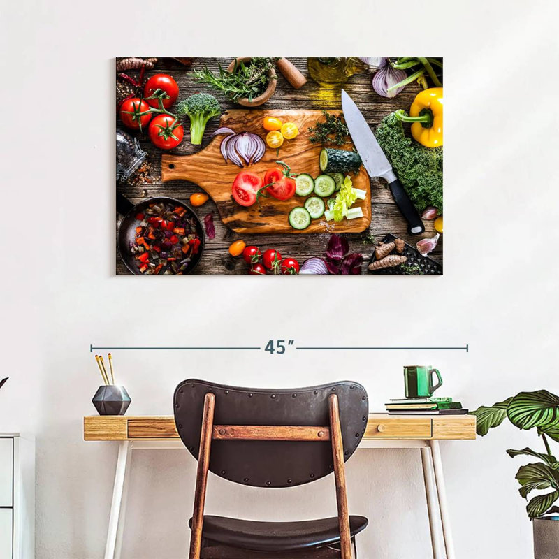 Yarlin Vegetable Fresh Ingredients, 26" H x 39" W