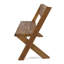  Banc d'extérieur avec pieds et dossier inclinés modernes, bois d'acacia massif, teck