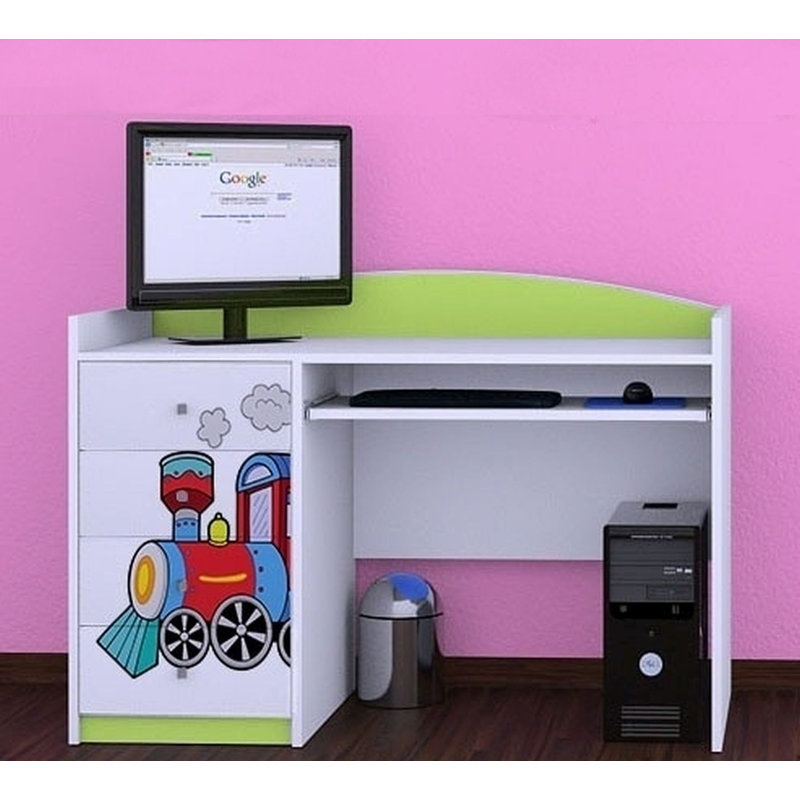 Cayden 125cm Computer Desk, Green