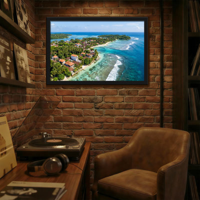Paysage et nature, île tropicale, plage, plage, vue sur l'océan