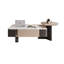 Ensemble de tables basses en bois avec pierre micro-cristalline