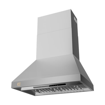 Professional Series 36 inch 950CFM 304 Stainless Steel Wall Mount Range Hood with 4-Speed Levels and Smart Control