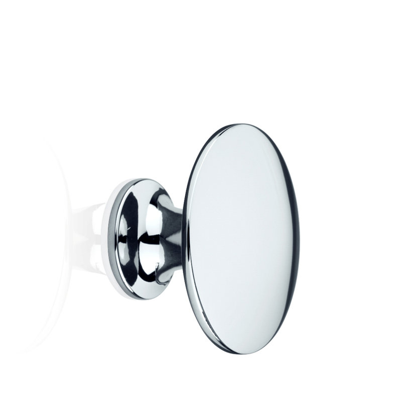 Poignée champignon de diamètre 1 3/16 po Imperial, Chrome brillant, H 0,95 po x l 1,18 po x P 1,18 po