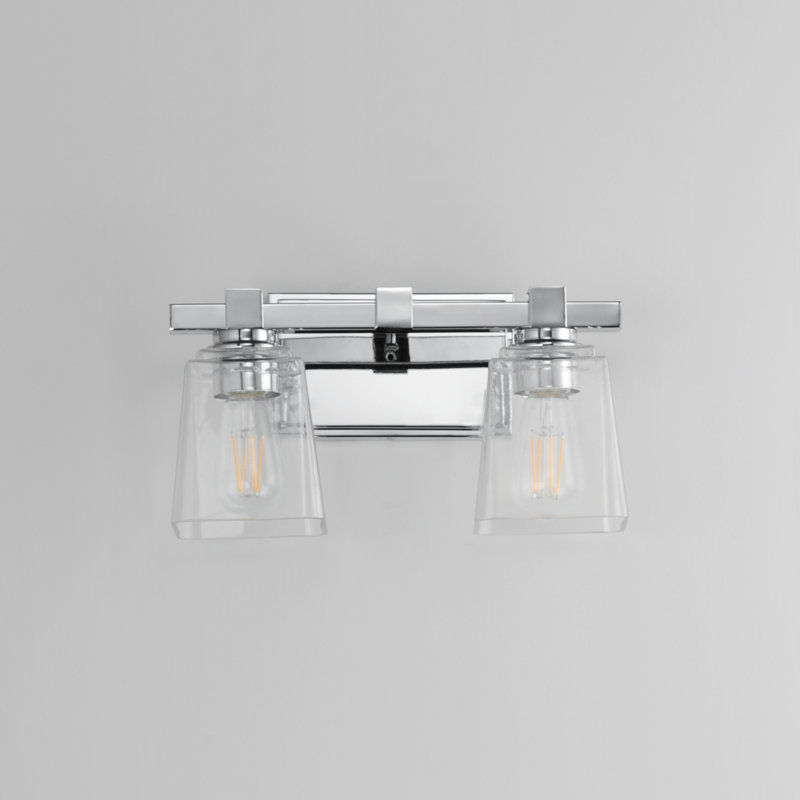 Cubos-Wall Sconce, Polished Chrome