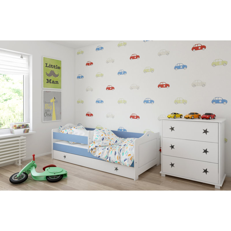 Simpson Cabin Bed, 80 x 180 cm, With Drawer, Blue