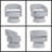 Modern Luxury Gray Velvet Swivel Accent Chair for Living Room - Soft Upholstered & Stylish-1862127699