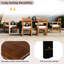 Ensemble de table et chaises de patio 7 pièces TREXM-160936239
