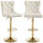 Swivel Upholstered Velvet Adjustable Height Counter Stool-108939428-108939433