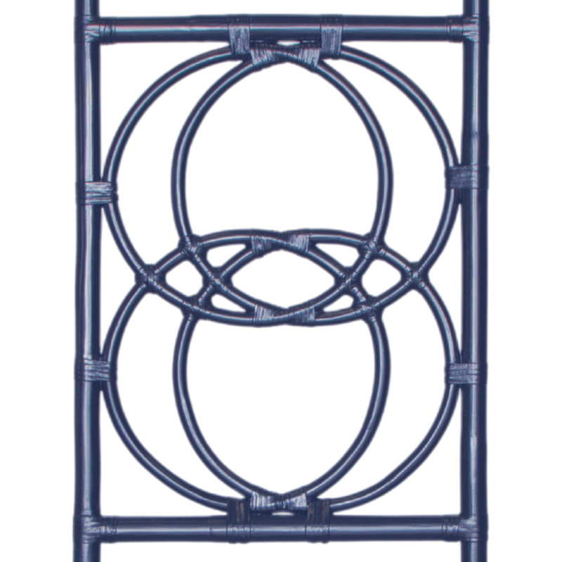 Emilia Open-Frame Headboard, King, Navy