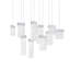 Lustre DEL avec finition étain-41780169