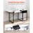 Sewing Table, Multipurpose Sewing Machine Table With Drawers