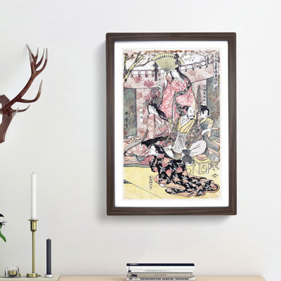 Toyotomi Hideyoshi by Kitagawa Utamaro - Picture Frame Painting Print