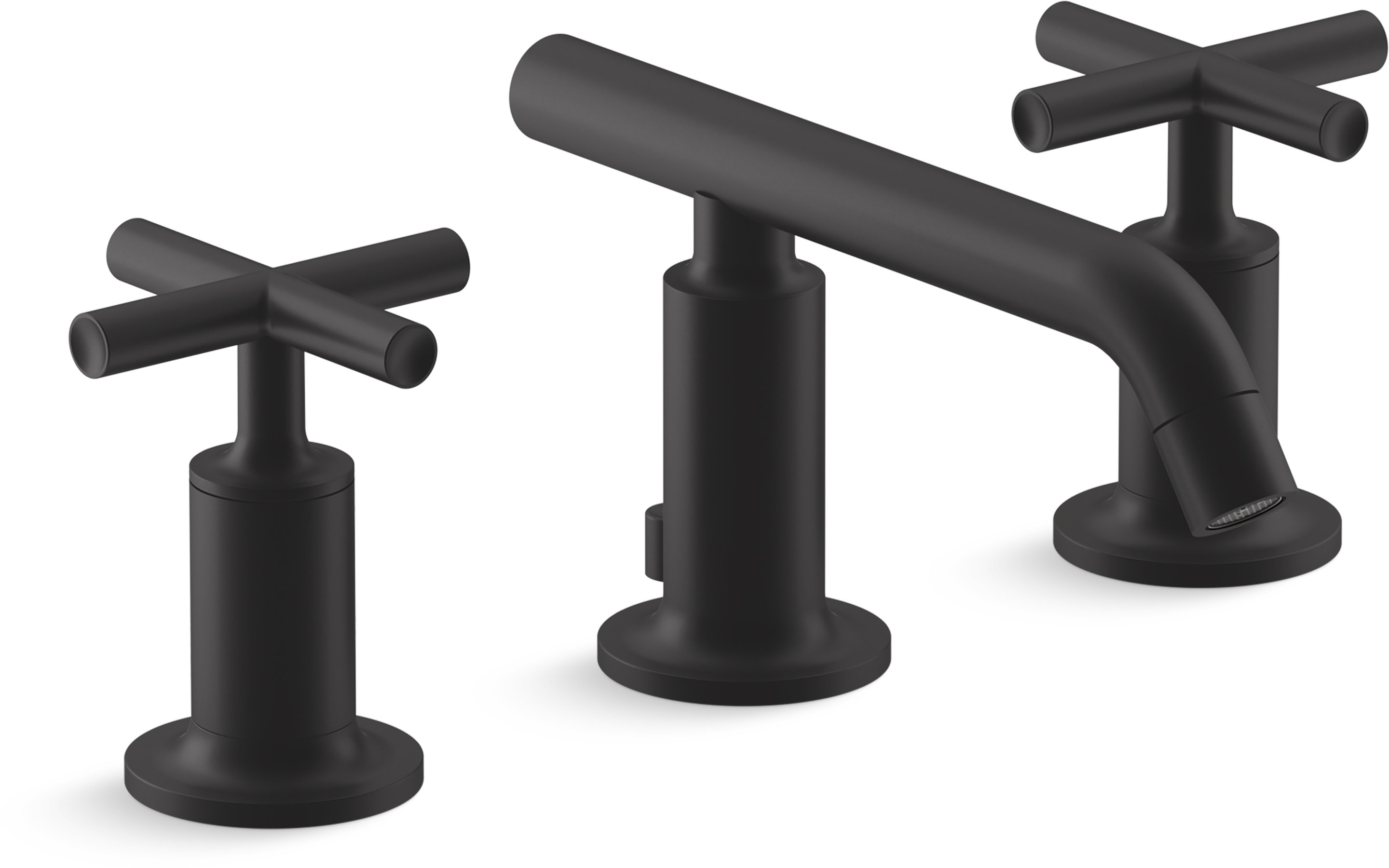 Purist® Widespread Bathroom Sink Faucet with Low Cross Handles and Low