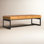 Lianne 56" Genuine Leather Entryway Bench