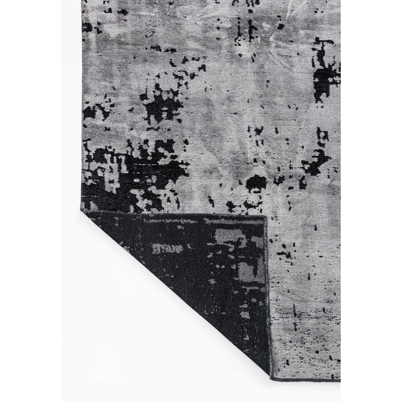 Bettelou Abstract Hand Loom Indoor / Outdoor Area Rug, Rectangle 6'7" x 8'2"