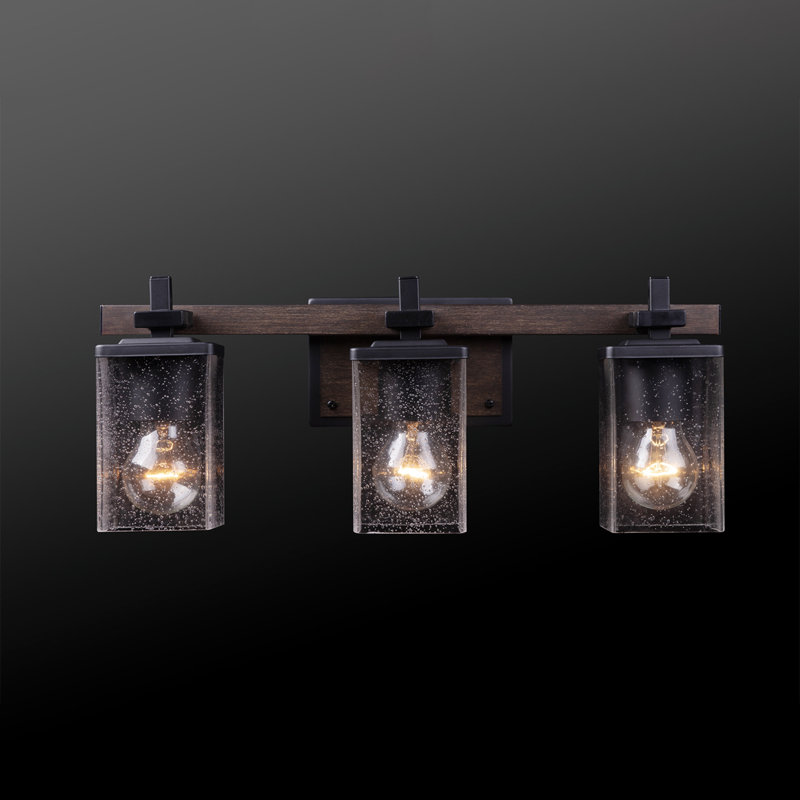 Éclairage pour meuble-lavabo mat 3 lumières Raymonde, Noir