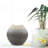 Summah Ceramic Gray Sphere Table Vase Set