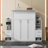 Murphy Bed Wall Bed With Shelves, Drawers And LED Lights-59453379-59453389