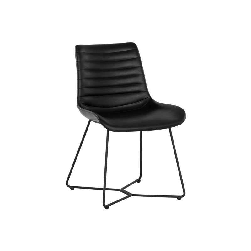 Ayleen Upholstered Dining Chair, Black