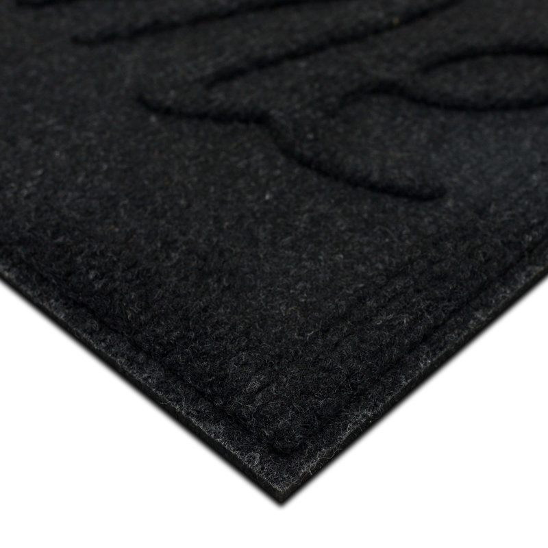 Tapis d'extérieur antidérapant Big Welcome Impressions Onyx