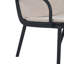 Chaise d'extérieur pivotante avec coussins (simple, brun foncé / beige)-1956968016-1956968019