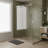  60" x 76" Double Sliding Shower Door Upgrade Tempered Glass | Stainless Steel Hardware-97649715