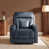 Navy Top Grain Leather selected